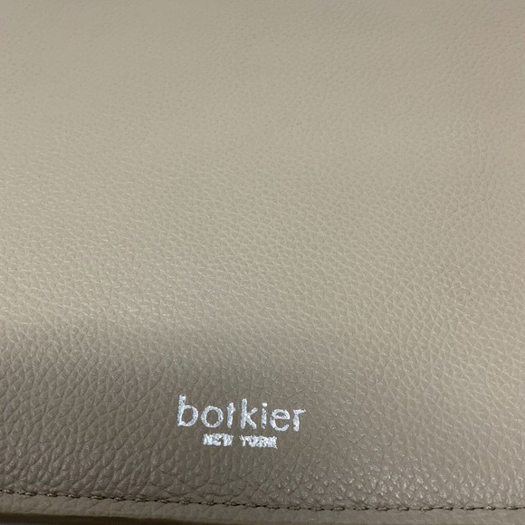 Botkier Woman's Chelsea Leather Clutch‎ Wristlet Taupe Tan Detachable Large - Picture 6 of 14